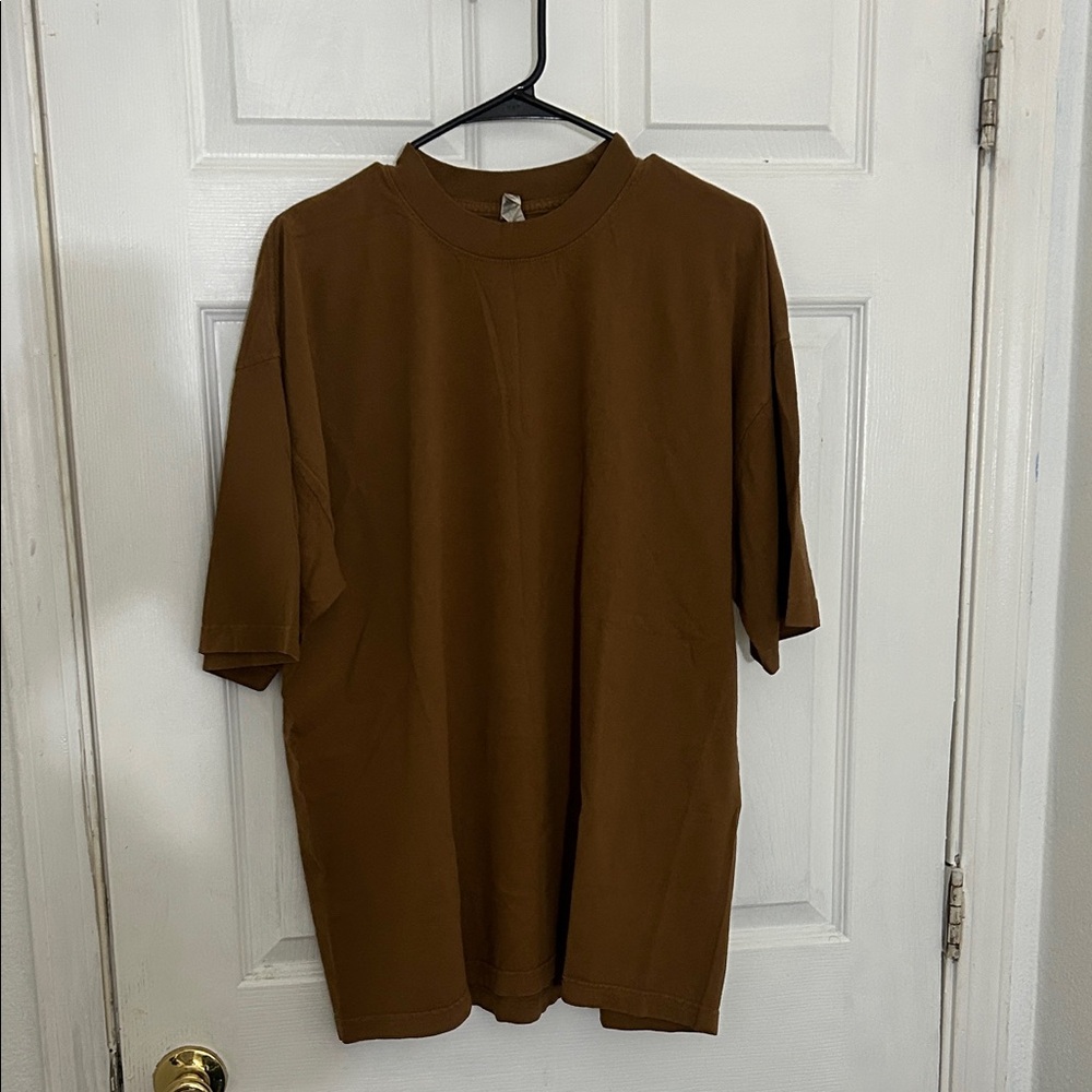 Los Angeles Apparel Men's Brown T-Shirt